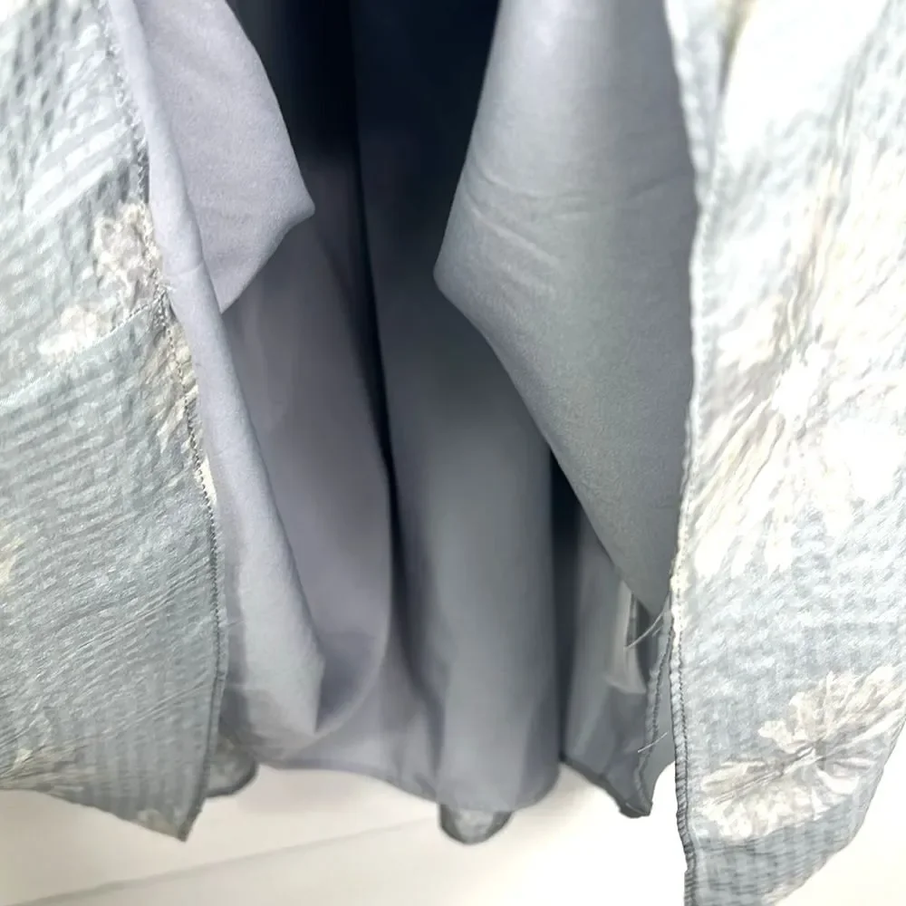 Madewell Size 100% Silk Lucie Smocked Mini Dress in Moody Blooms Size Medium - Picture 11 of 16